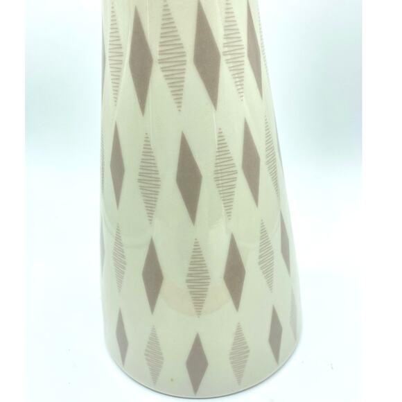 VTG Royal Bavaria Porzellan KM Germany Mid Century Hourglass Vase Graphic design - Picture 3 of 9